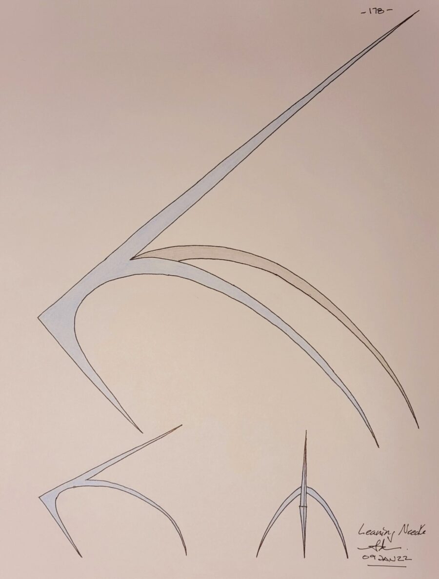 LEANING NEEDLE