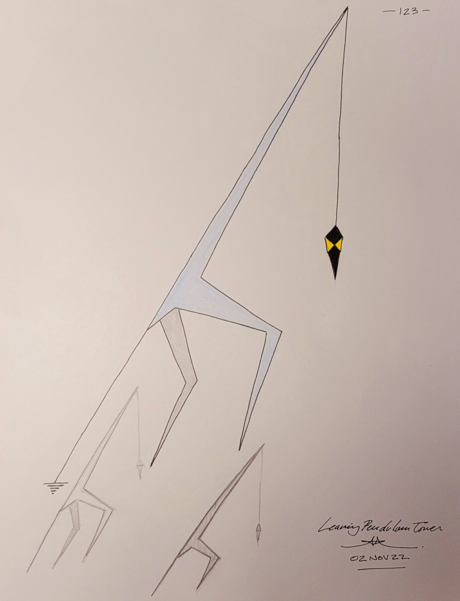 LEANING PENDULUM TOWER