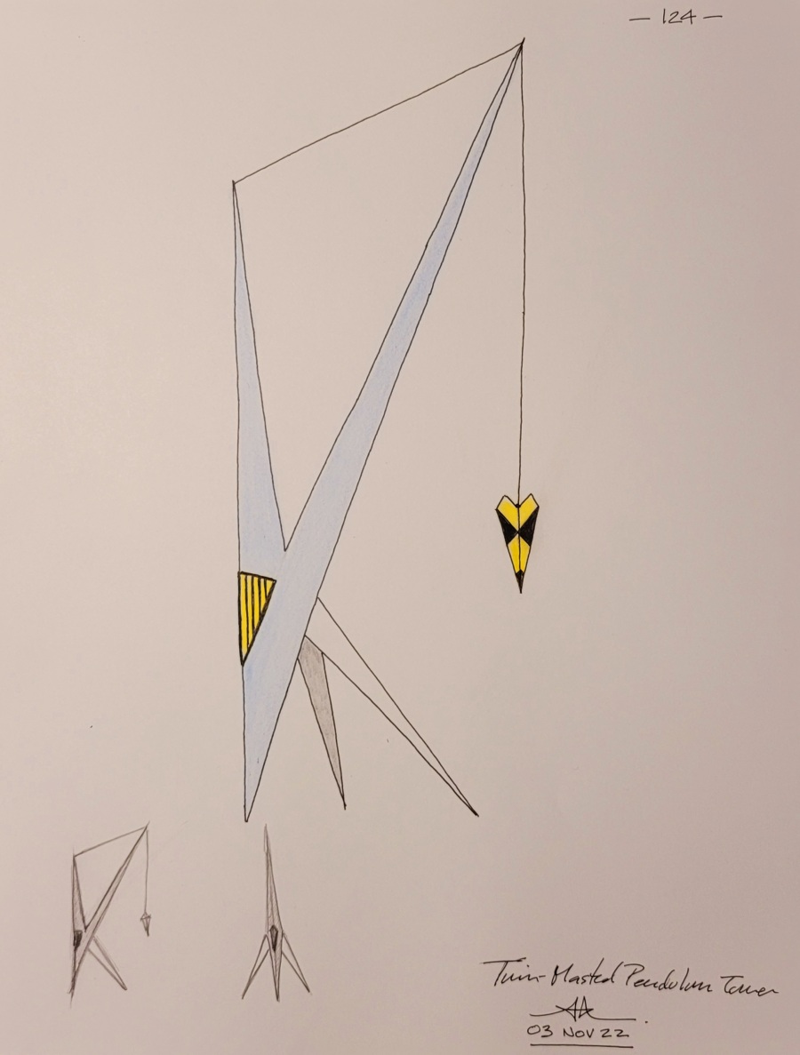 TWIN-MASTED PENDULUM TOWER